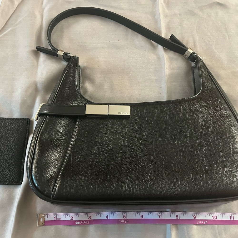 Calvin Klein Black Leather Women's Bag
